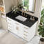 Bravon 49. Comptoir-lavabo en granit noir Galaxy avec lavabo blanc-134155467-134155470
