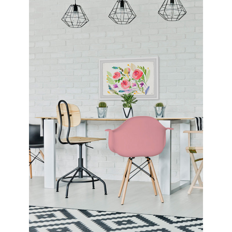 Pink Ranunculus II by Marmont Hill - Single Picture Frame Painting, 20 cm H x 30 cm W x 4 cm D
