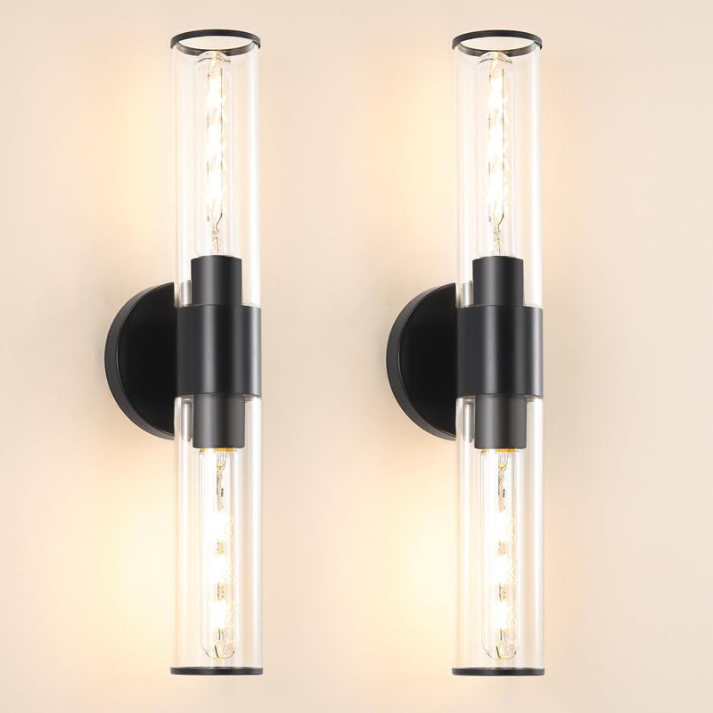 Delyn Brass LED Plug-in Armed Sconce