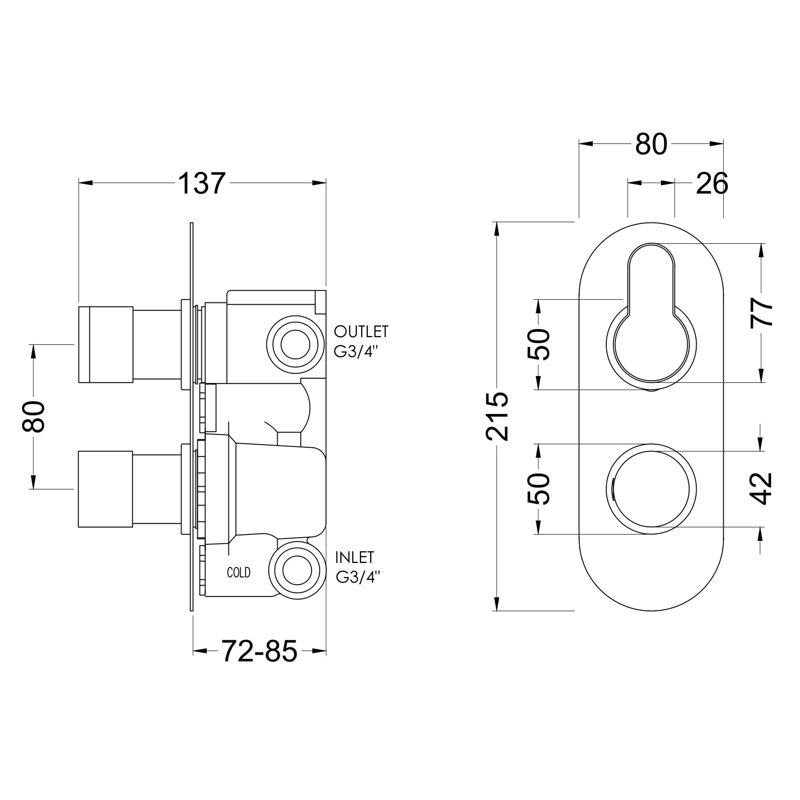 Arvan Thermostatic Valve