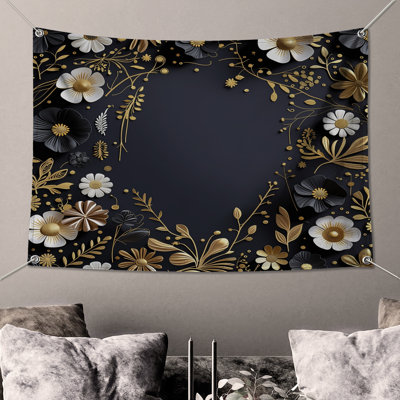 Floral Wall Tapestry - Decor Wall Decor