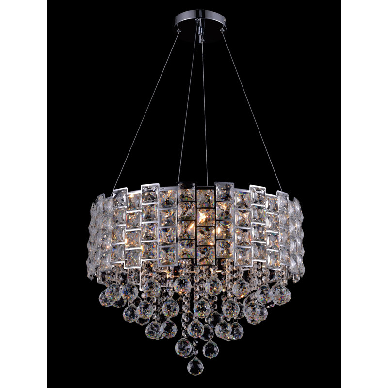 Lustre en cristal 10 lumières Transitional