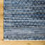 Caila Geometric Handmade Flatweave Recycled P.E.T. Area Rug in Blue/Gray-846183896