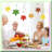4 Pcs Wooden Fall Table Centerpieces