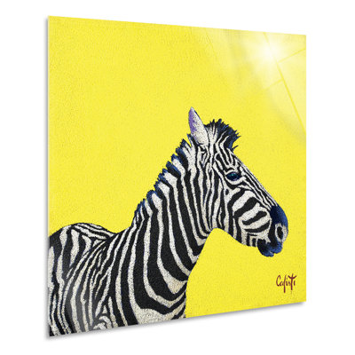 Zebra 1 Piece Wall Art