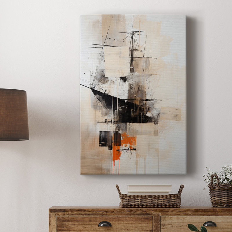 NAUTICAL Series CCGLXV - Gallery Cavas, H 18 po x l 12 po