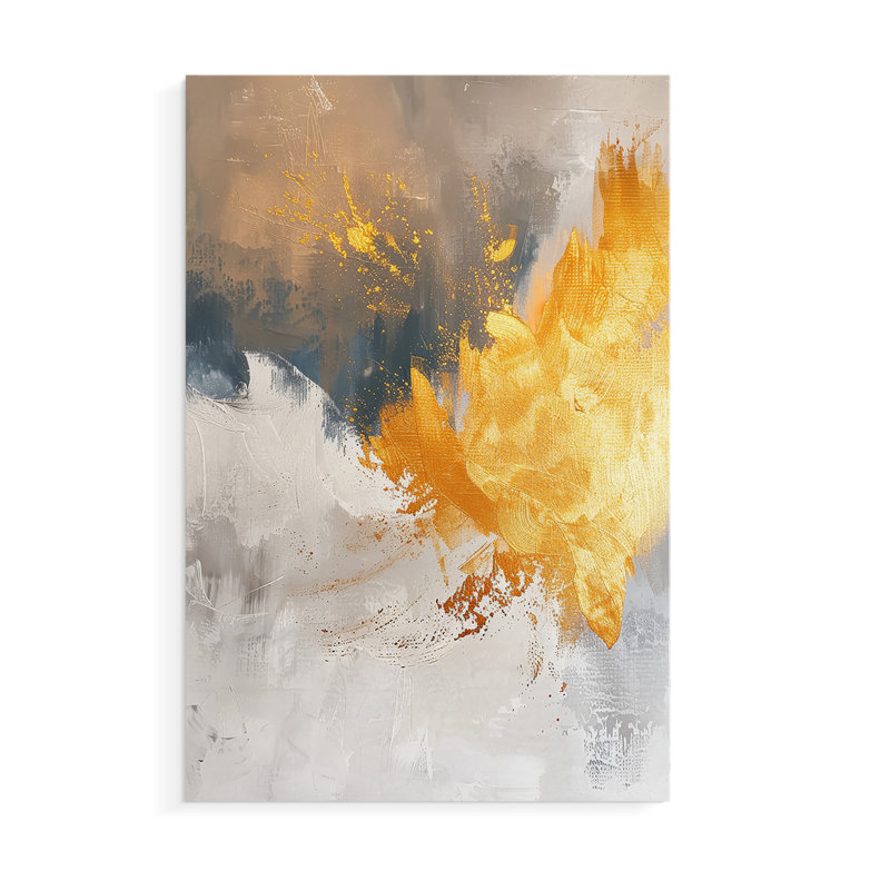 Série ABSTRACT CD XXXI - Impression sur toile seulement - NON CADRE, H 48 po x l 32 po