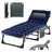 Lachara Adjustable 5-position Adults Reclining Folding Chair w/ Pillow&Cushions, Perfect For Camping-1571318908