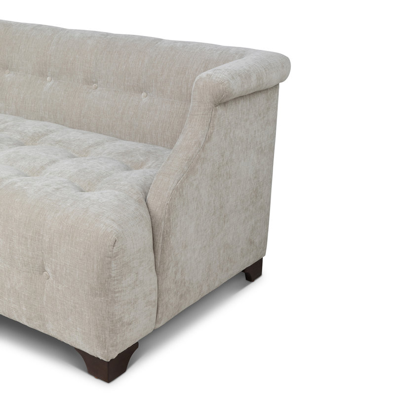 Canapé Scroll Arm, mastic, Truffe, Mastic