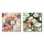 Herblay - Ensemble de 2 collages carrés floraux-101845323-101845321