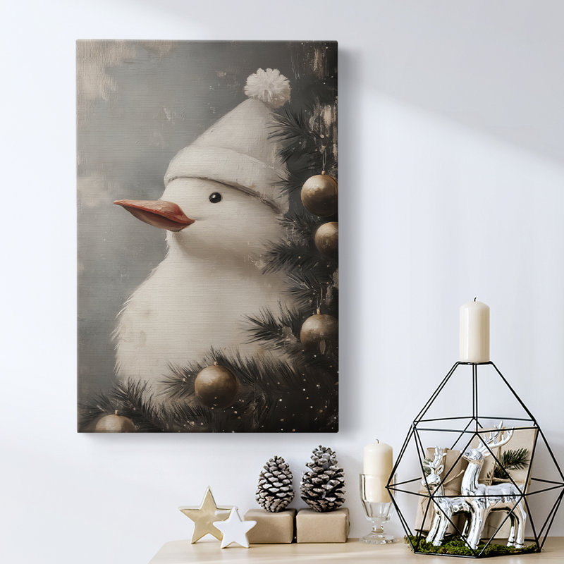 Art des Fêtes de Noël - Toile tendue avec châssis - Série 2-CLxxxiv, H 36 po x l 24 po