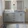 Sawyer 72'' Solid Wood Double Bathroom Vanity Base Only, Base Cabinet without Top
