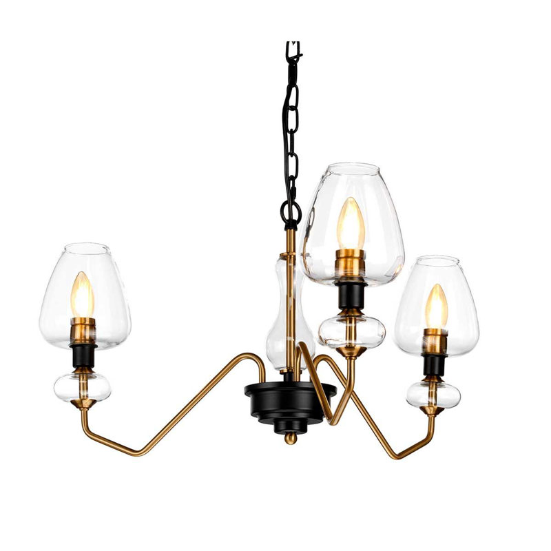 Khari 3 - Light Shaded Chandelier
