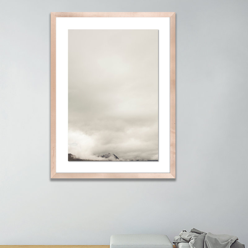 «Clouds 11» par Riley Ryan - Reproduction de photo sur papier encadrée, Naturel, H 60 po x l 42 po x P 2,5 po