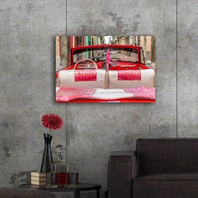 Epic Art ' 50's Car, Havana' by Richard Silver, Acrylic Glass Wall Art
