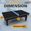 Plateau de table de tennis de table pliable et portatif de taille moyenne 8 pi noir pour jeux d'intérieur-120218675-120218670