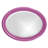 Borna Solid Wood Oval Mirror-1310660709