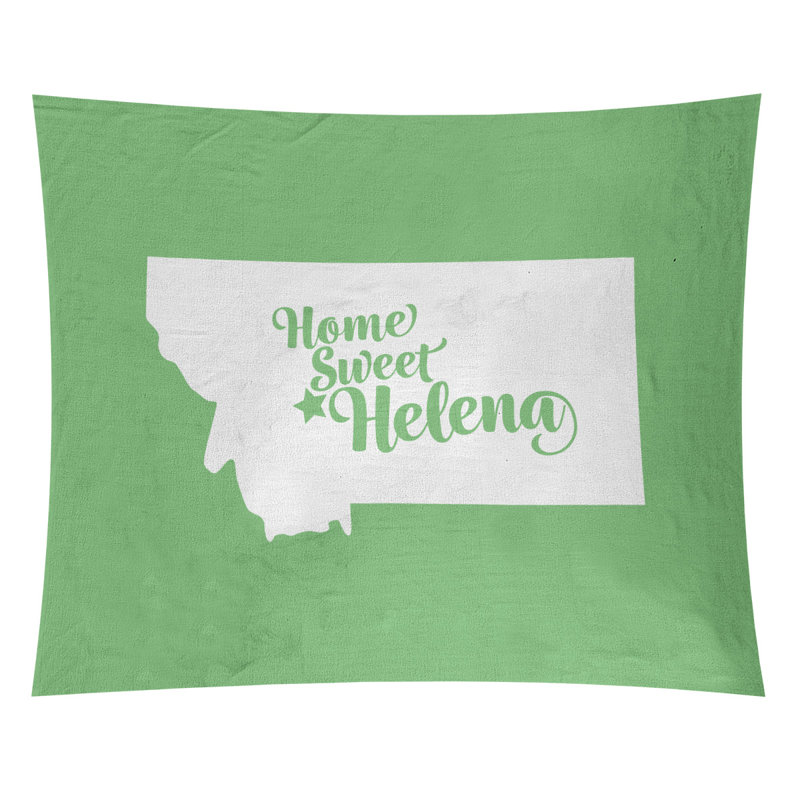 Tapisserie Helena Montana, H 27,5 po x l 37,5 po, Vert
