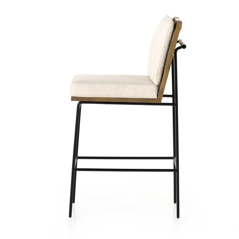 Westgate Solid Wood 26" Counter Stool, Counter Stool (26" Seat Height), Savile Flax