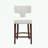 Upholstered Bar Stools Set of 2 with nails decoration-1060352951