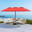 Parasol pour terrasse double 15 pi-865996657