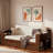 Multifunctional Daybed With Storage Drawer, Open Compartments And Hydraulic Side Table-447250156