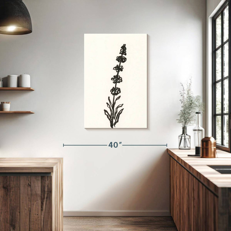 Esquisse botanique Harnek Ink IV, H 36 po x l 24 po