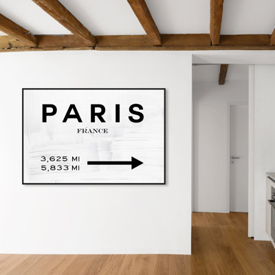 Enseigne « Fashion Road »-impression d’art textuel sur toile