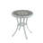 Round Metal Outdoor End Table , 23.82'' in. W 23.82'' in. D-84304121