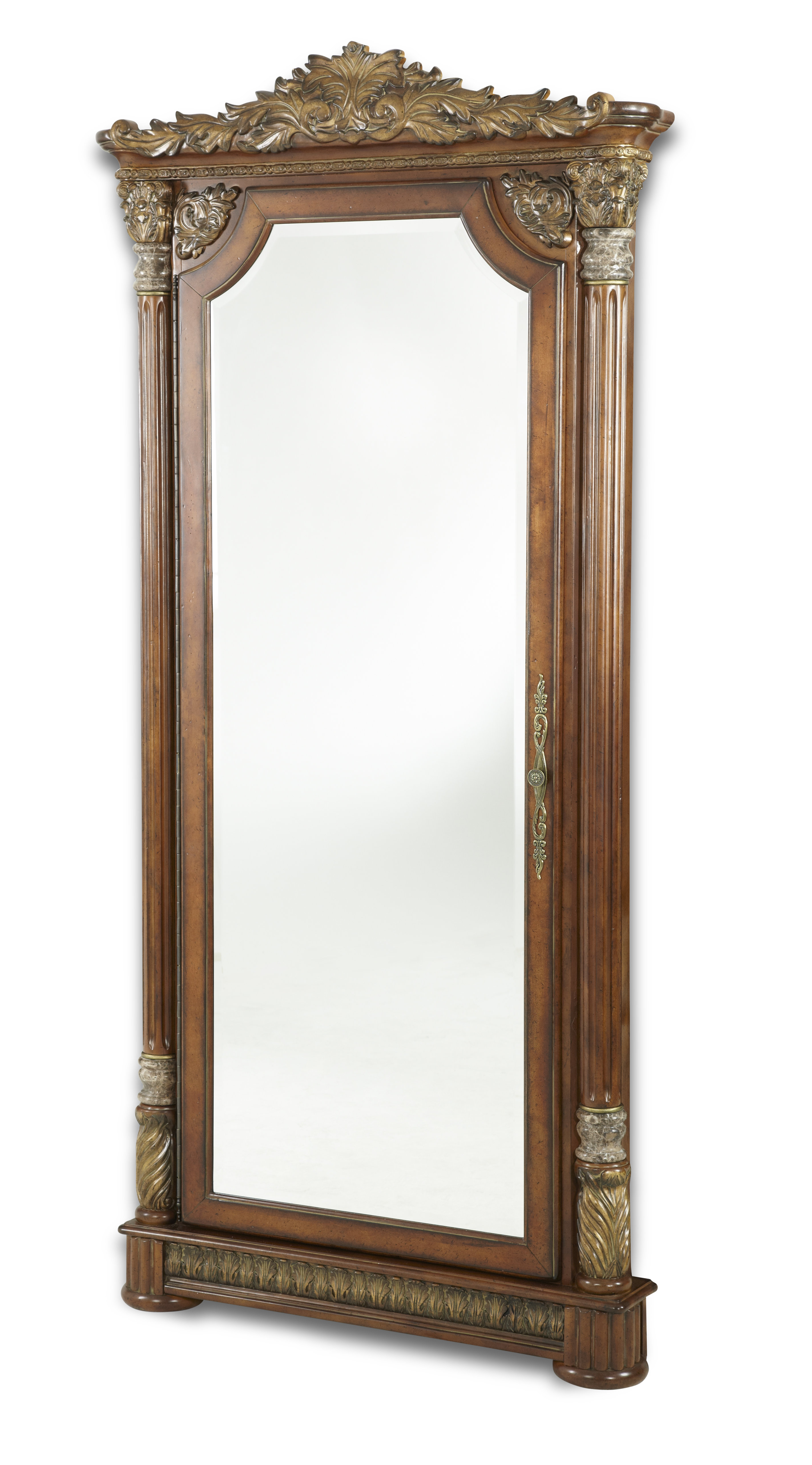 Michael Amini Villa Valencia Accent Floor Mirror & Reviews | Wayfair