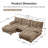 3-Seater U-Shaped Sectional-1539233452