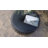 Black Cement Round Coffee Table for Outdoors and Indoors, Modern Accent, Housewarming Gifts