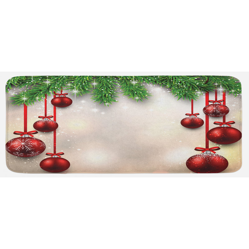 Traditional Polyester Kitchen Mat