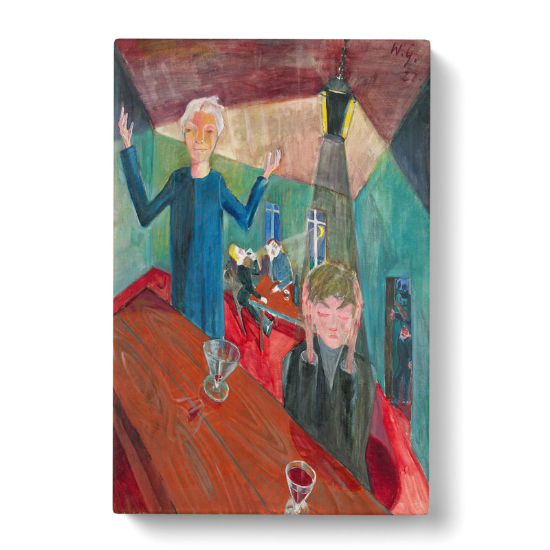 The Drinker by Walter Gramatte - Wrapped Canvas, 50cm H x 35cm W x 3cm D