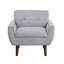 Fauteuil d'appoint capitonné-896023952