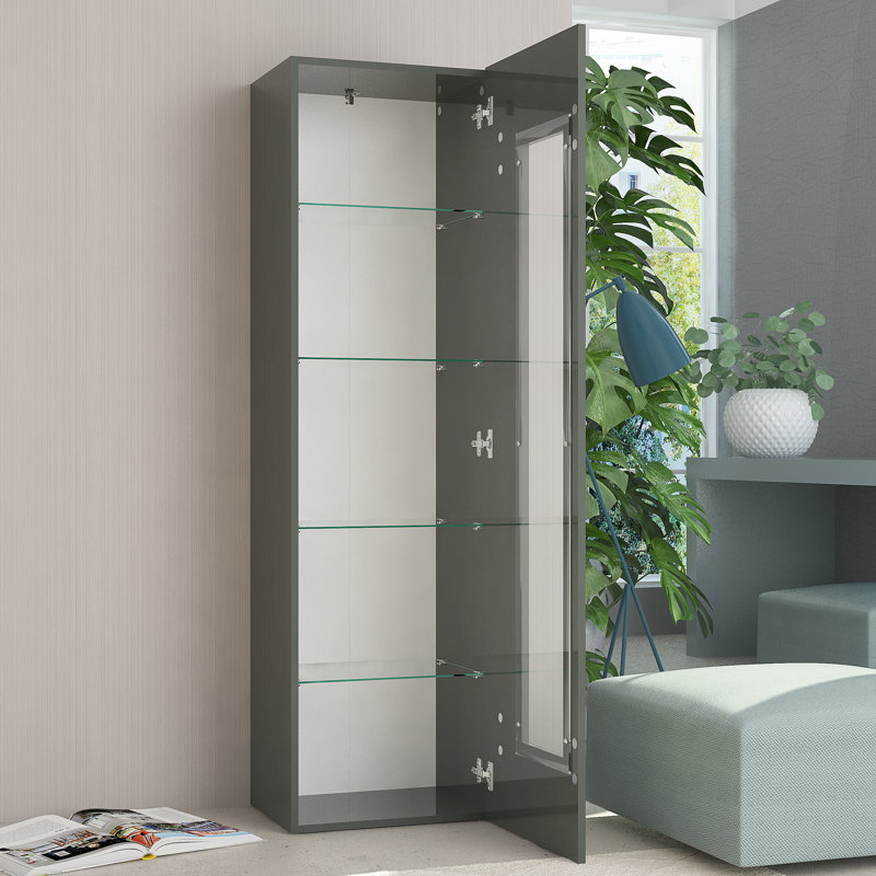 Humboldt Display Cabinet, Antracite