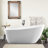 55.3" X 28.3" Freestanding Soaking Bathtub-86772438