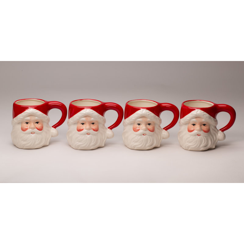 Ensemble de 4 tasses en céramique 14 oz