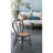 Set Of 2, 15.5X20.5X35.5" Black Rattan Dining Chair