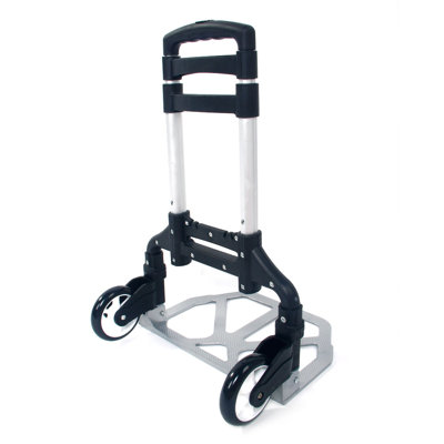 165 lb. Capacity Portable Aluminium Rolling Folding Luggage Hand Truck Dolly