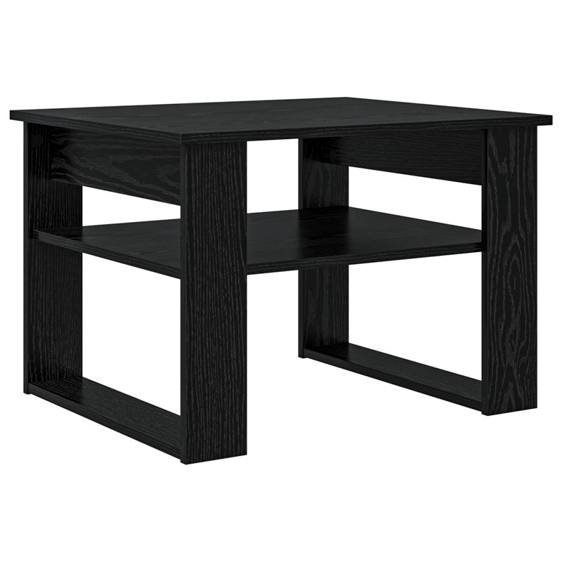 Coffee Table with Storage, Black Oak, 44cm. H x 64cm. L x 54cm. W