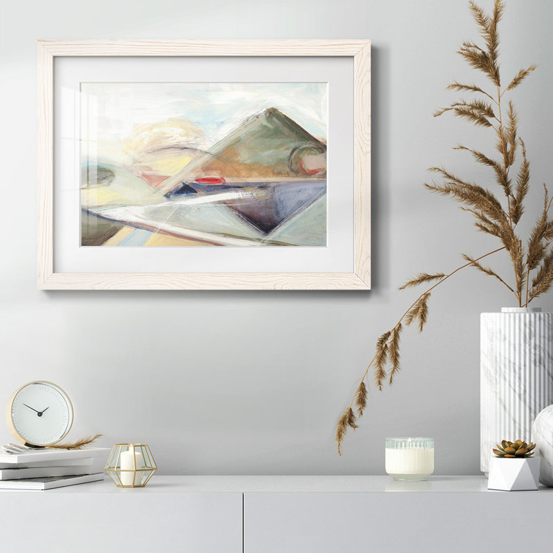 Reproduction d'un cadre photo sur toile, "Purple Reflection", Blanc, H 22 po x l 32 po x P 1,5 po