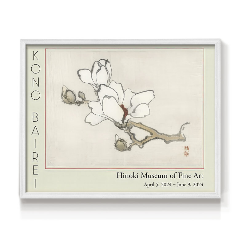 Barei Exposition Fleurs III - Reproduction encadrée - Restickable, H 16 po x l 20 po, Blanc