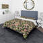 Ensemble de housse de couette fleurie designart watercolo-35229404