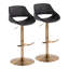 Tabouret de bar réglable Fabrico - ensemble de 2-125785569-125785568