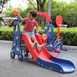 TOBBI_TOYS Plastic Swing Set with 1 Swing(s) , 1 Slide(s)