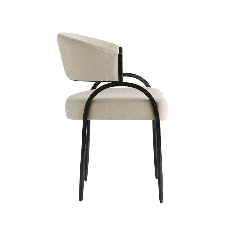Bahati Armchair, Natural Linen