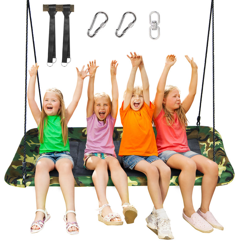 Tibbits 4 Person Porch Swing