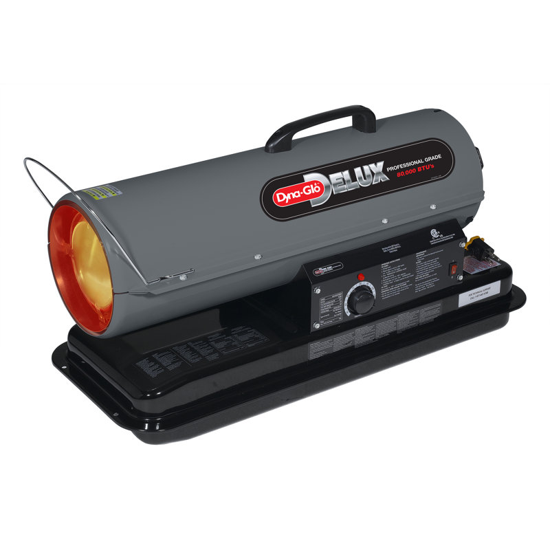 Dyna-Glo Delux 80000 BTU Utility Space Heater with Adjustable Thermostat