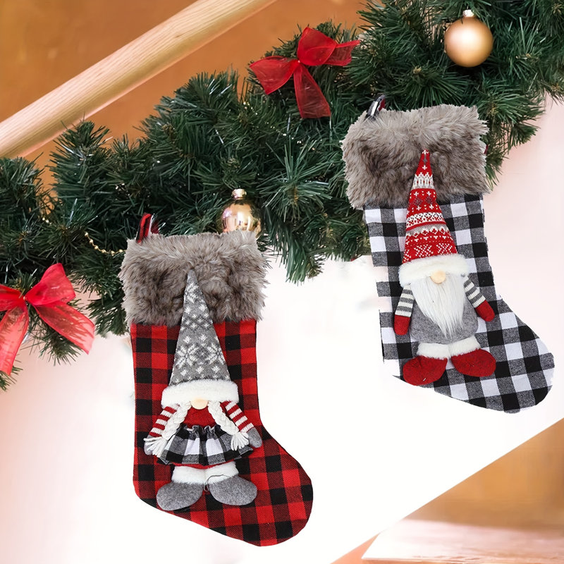 2 Piece Christmas Stocking Set